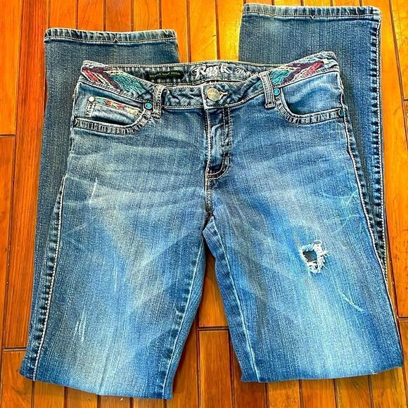 Rock by Wranger Jeans Women's Size 7X34 - Picture 1 of 8